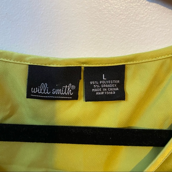 Willi Smith Satin Ruffle Top - Picture 4 of 6